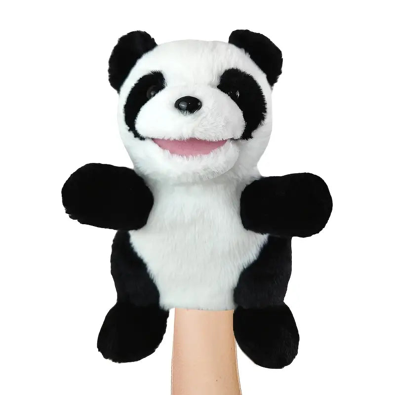 Marionnettes Animaux Sauvages en Peluche – Jouets Éducatifs pour Théâtre et Histoires d’Enfants