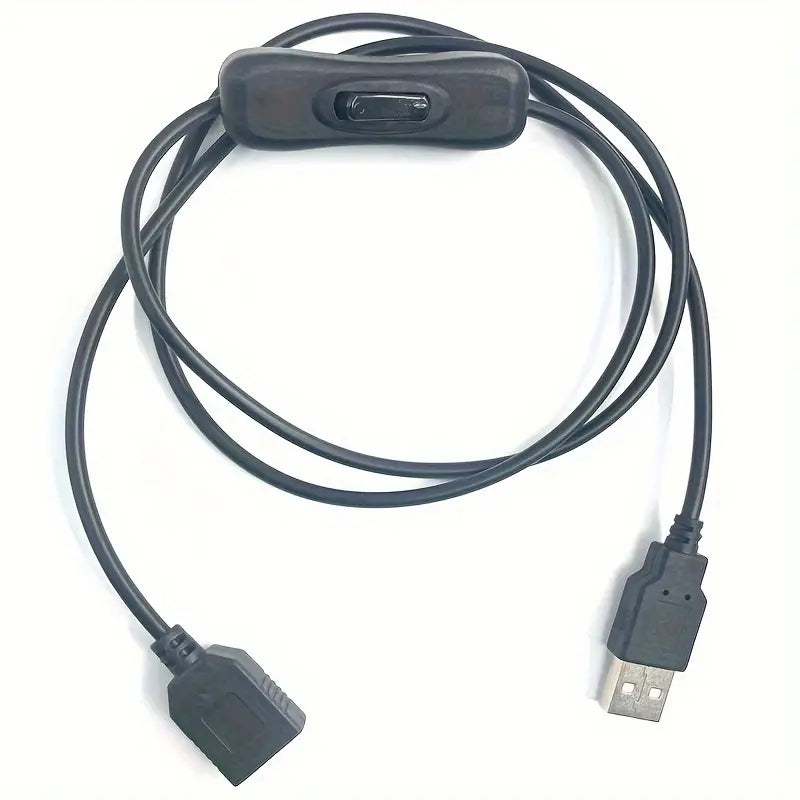 Câble USB avec Interrupteur On/Off – Rallonge Alimentation Pratique pour Gadgets USB