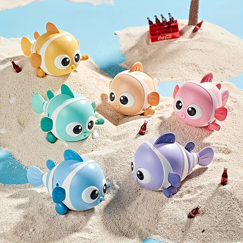 Jouet de Bain Poisson Nageur pour Bébé – Jeux Aquatiques Amusants et Colorés