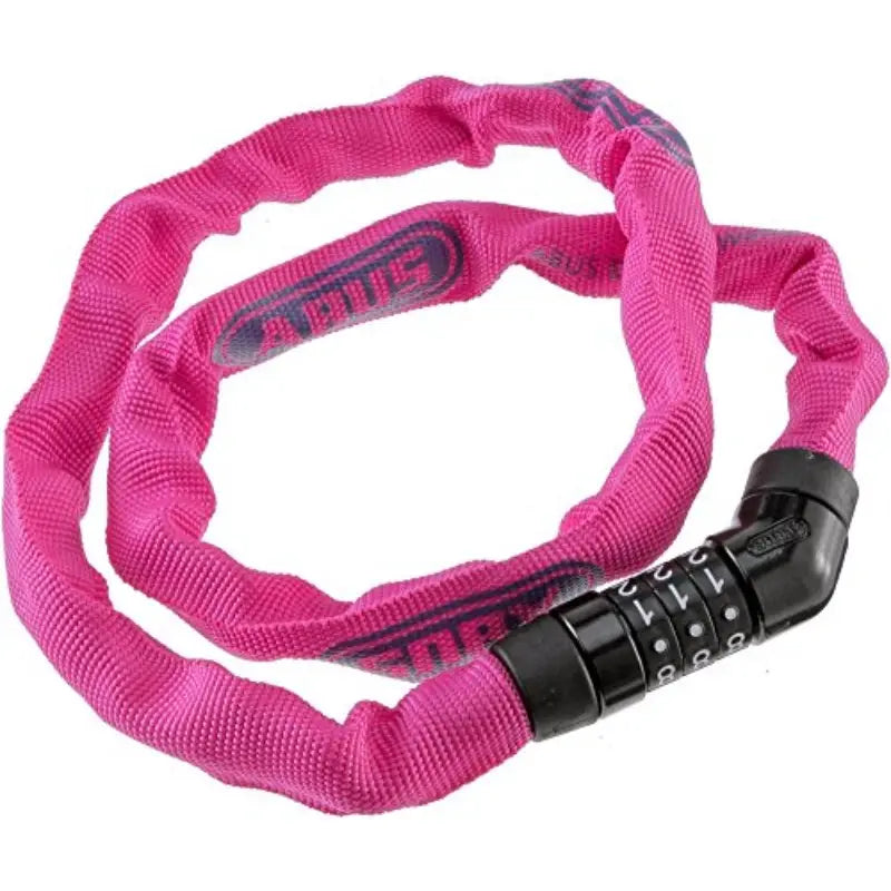 Antivol Chaîne à Code Rose – Sécurité Vélo, Moto et Trottinette avec Combinaison Numérique