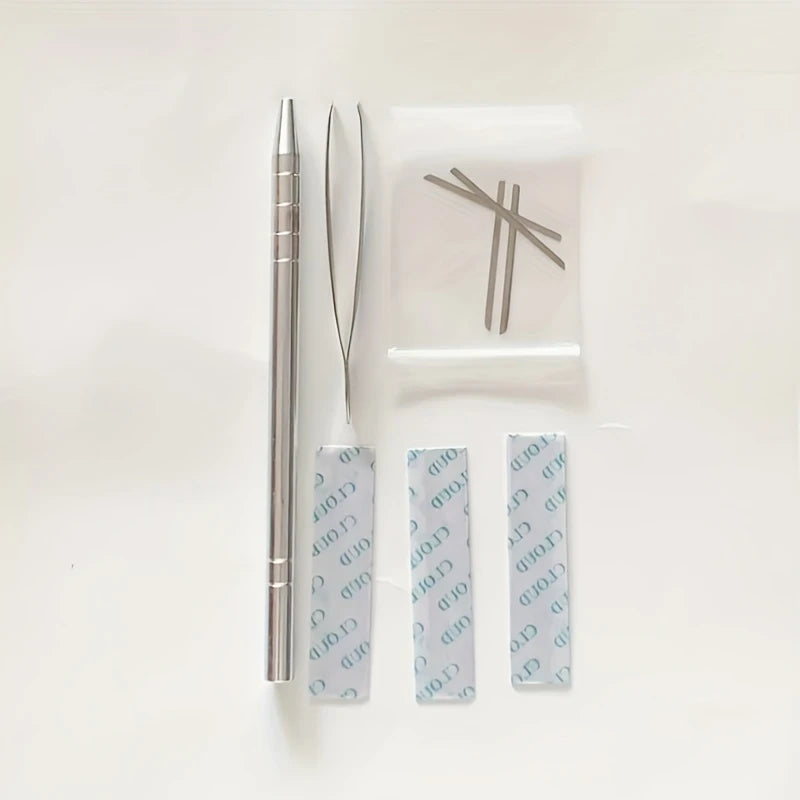 Stylet Coiffure Métallique pour Tresses et Chignons – Aiguille à Mèches Fine et Résistante