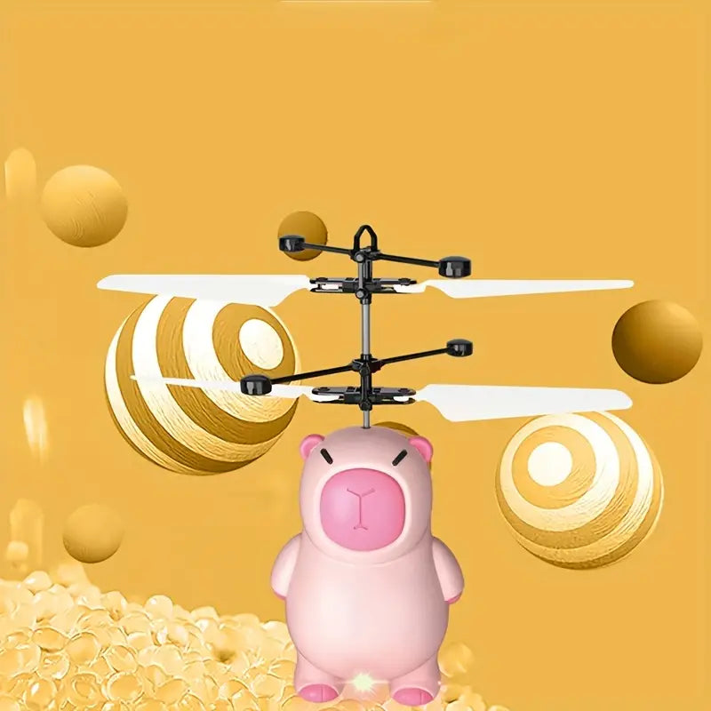 Drone Hélicoptère Ours Volant à Capteur de Main – Jouet Volant Amusant pour Enfants