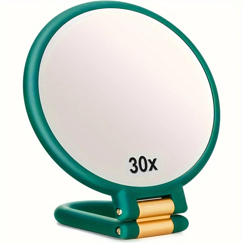 Miroir de Maquillage Grossissant 30/40X – Précision Extrême pour Épilation, Soins du Visage et Maquillage Détaillé