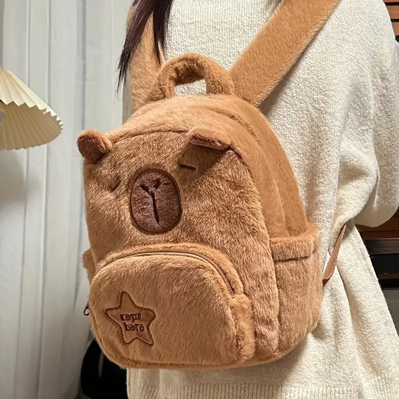 Sac à dos femme peluche ours – Style kawaii, doux et confortable pour un look tendance