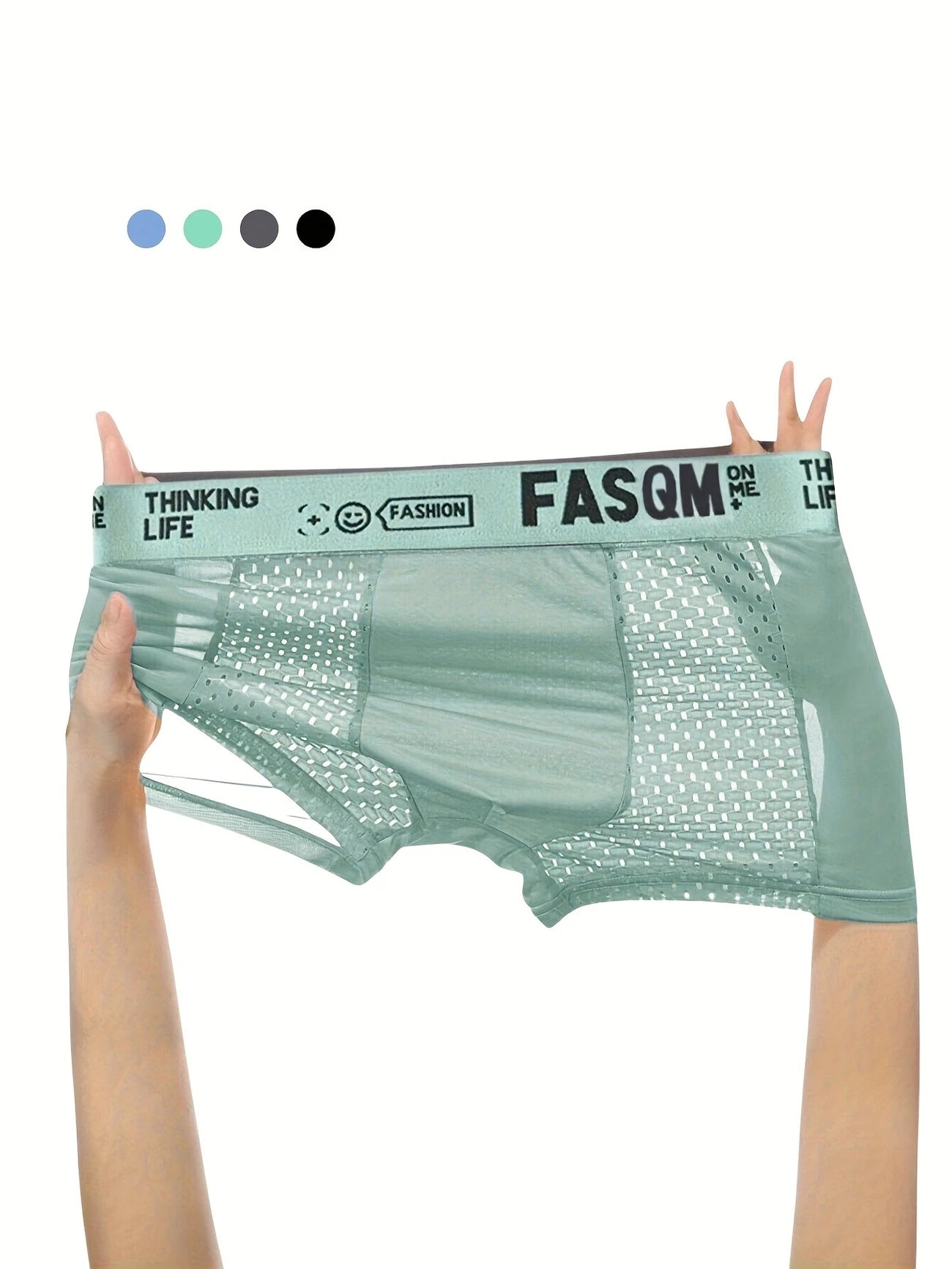 1pc Boxer Homme Respirant – Confort Ultra Léger & Séchage Rapide