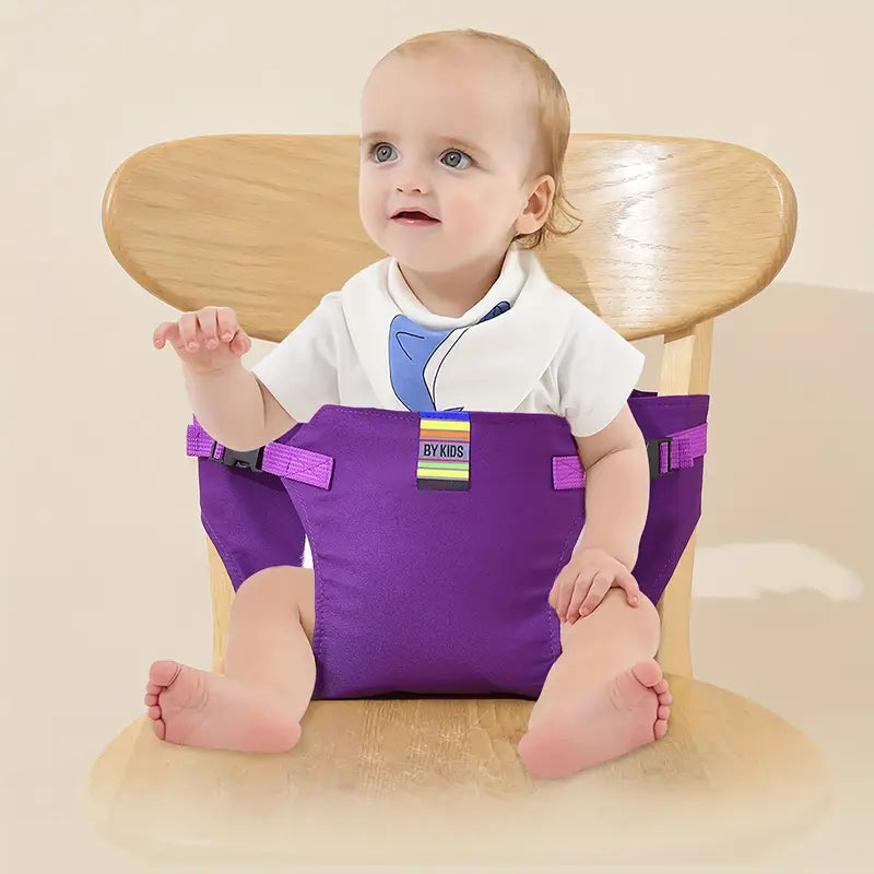 Siège portable bébé pour chaise – Harnais de sécurité réglable, repas et voyages pratiques