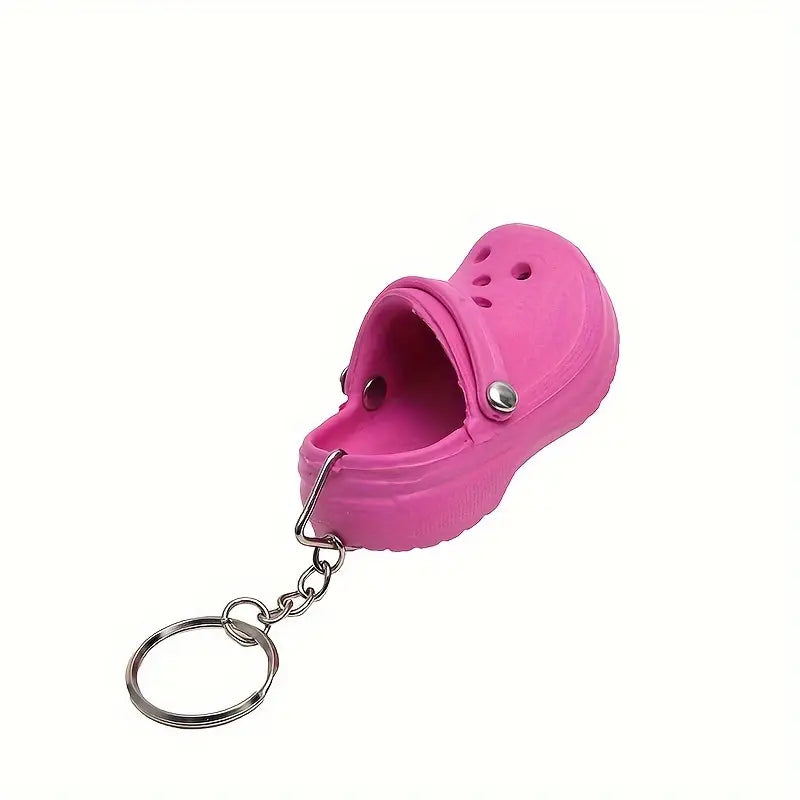 Porte-clés sandale crocs colorée – Breloque fun et originale pour femme