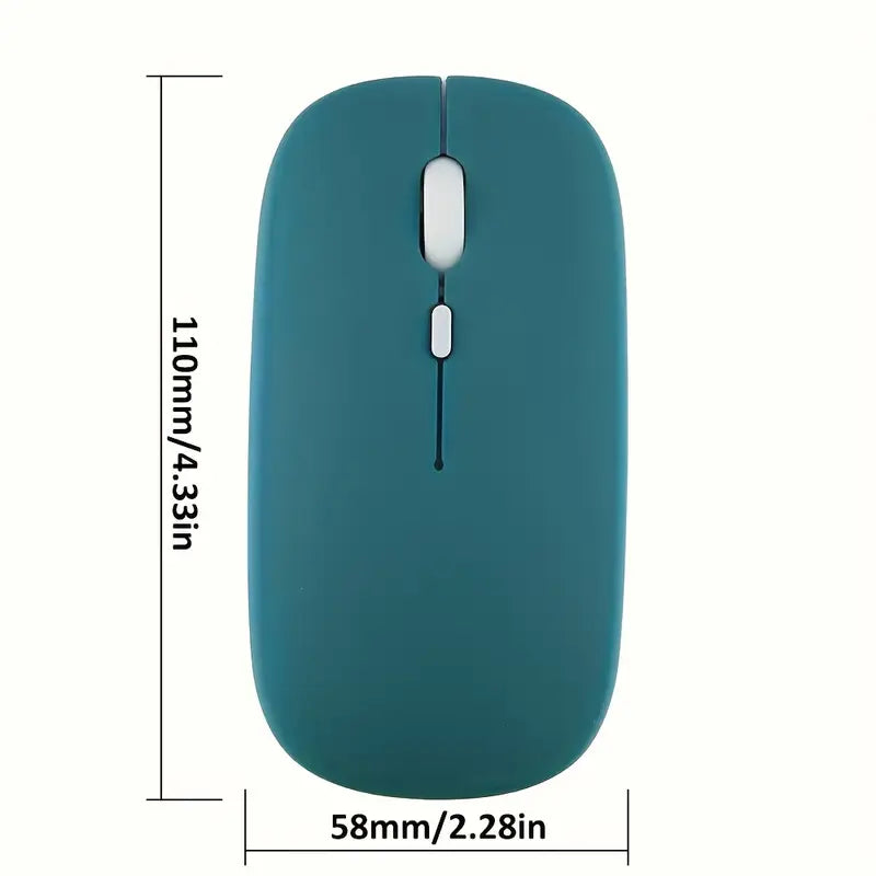 Souris Sans Fil Bluetooth USB Rechargeable – Design Ultra Fin et Coloré pour PC et Ordinateur Portable | Composants Informatiques