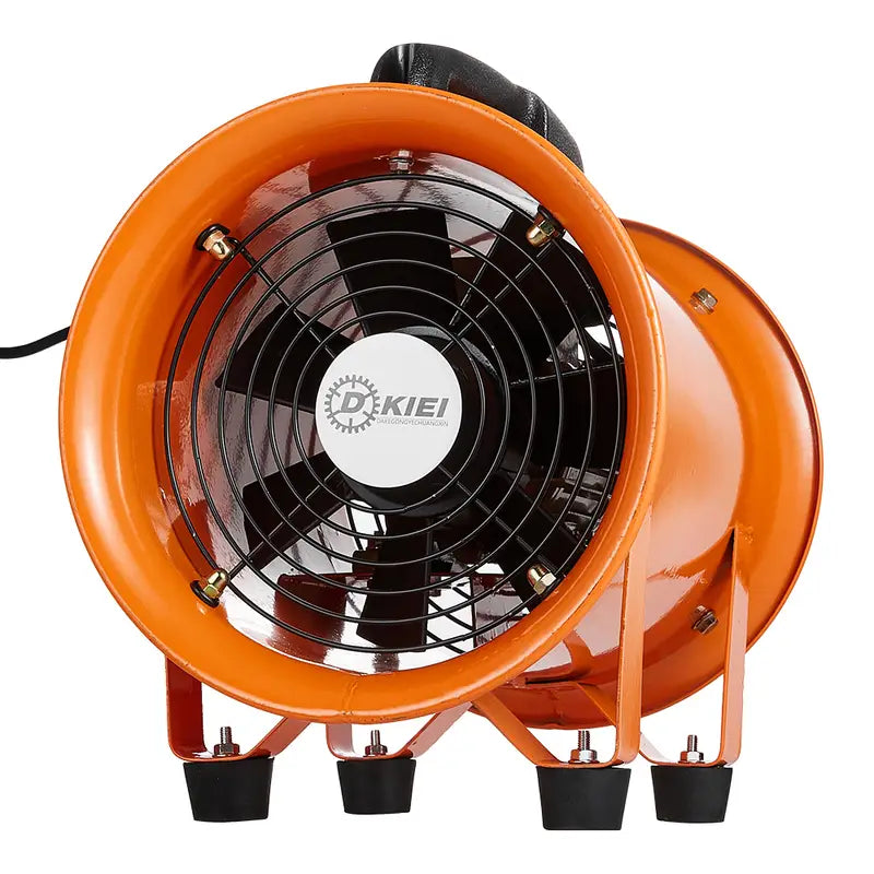 Ventilateur industriel portable en métal – Haute puissance, ventilation atelier, chantier et garage
