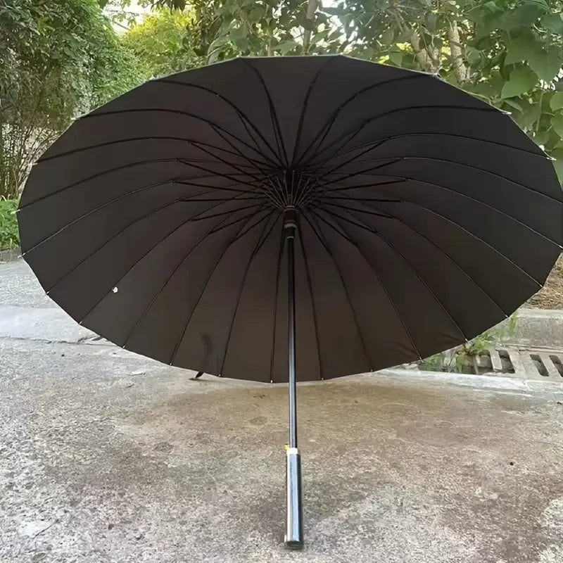 Parapluie noir anti-vent grande taille  Élégant, robuste et imperméable
