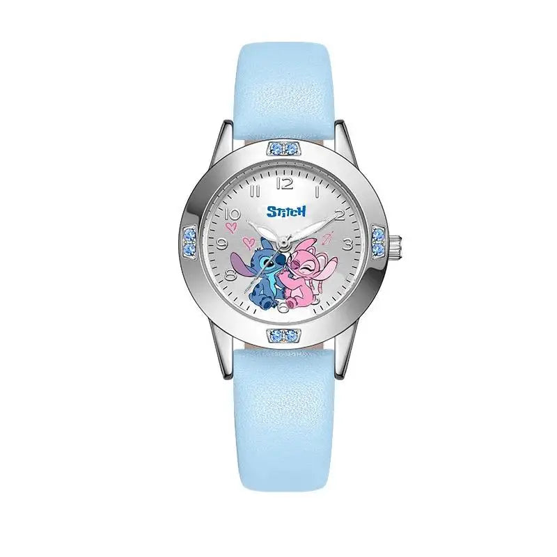 Montre femme Disney Mickey & Minnie – Cadran fantaisie et bracelet blanc élégant
