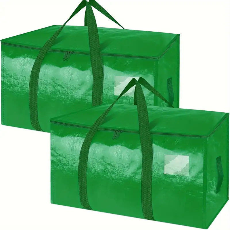 Lot de 2 sacs de rangement grande capacité  Organisation idéale pour vêtements, couettes et linge