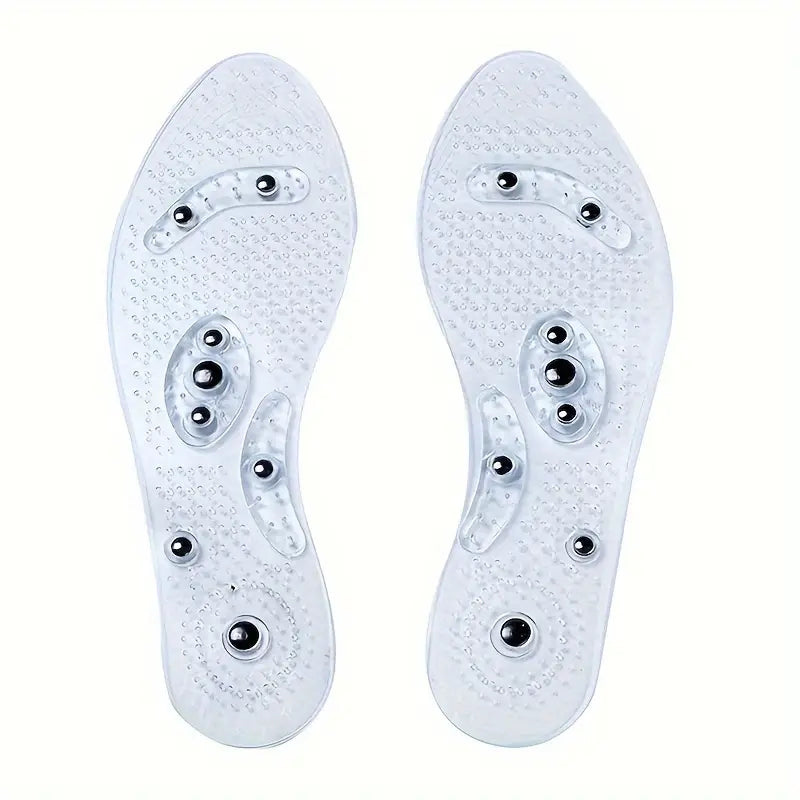 Semelles Magnétiques de Massage – Stimulation des Points d’Acupression pour Soulager la Fatigue et Favoriser la Circulation