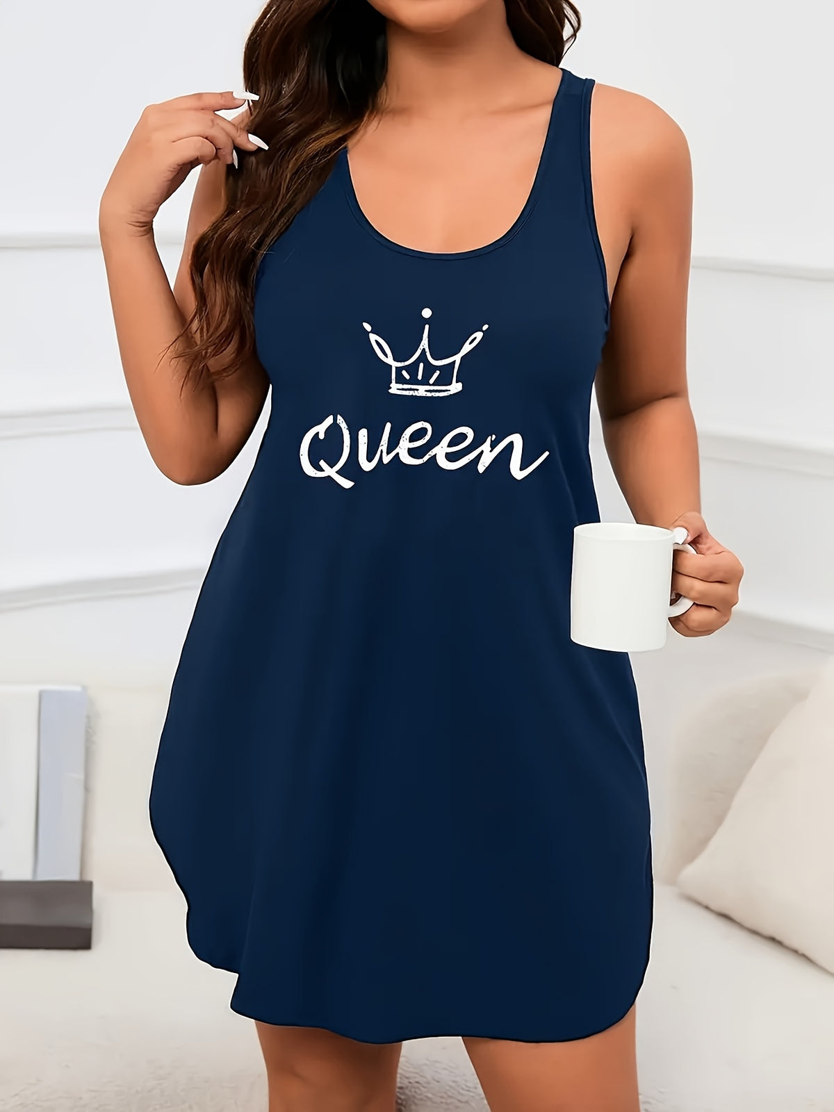 Robe décontractée grande taille pour femmes