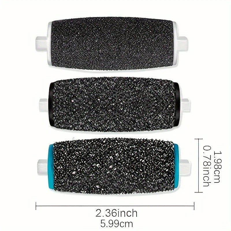 Recharges Rouleaux pour Râpe Électrique Pieds – Lot de 09 Têtes Exfoliantes Anti-callosités
