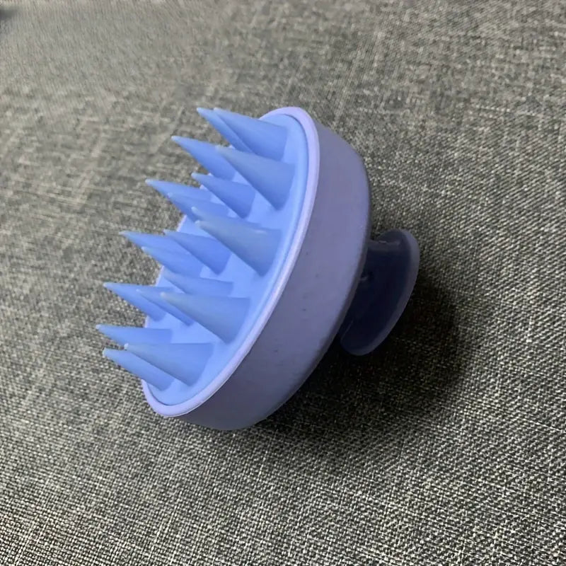 Brosse de Massage Cuir Chevelu en Silicone – Stimule la Circulation, Réduit le Stress & Favorise la Pousse des Cheveux