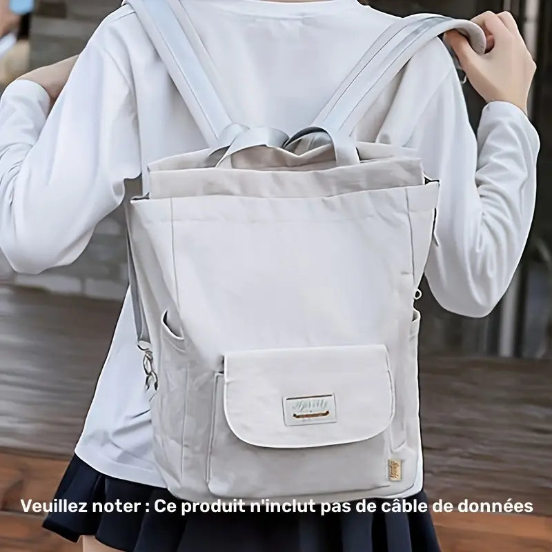 Sac pour ordinateur portable  Sac à dos léger, imperméable et pratique pour le travail ou les voyages