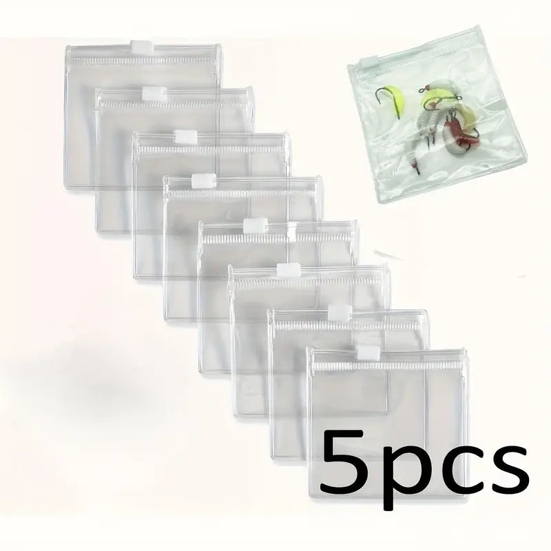 Sachets de Rangement Transparent Zip pour Bijoux – Pochette Réutilisable et Étanche