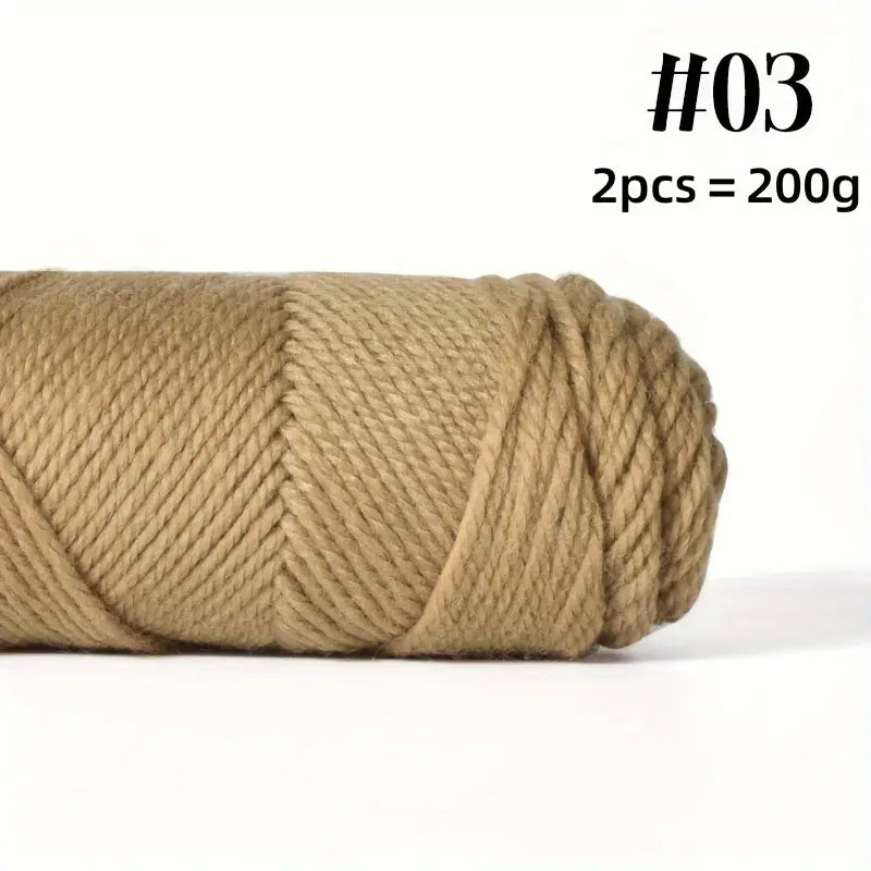 Lot de Pelotes de Laine Douce – Fil Épais pour Tricot & Crochet Débutant ou Expert