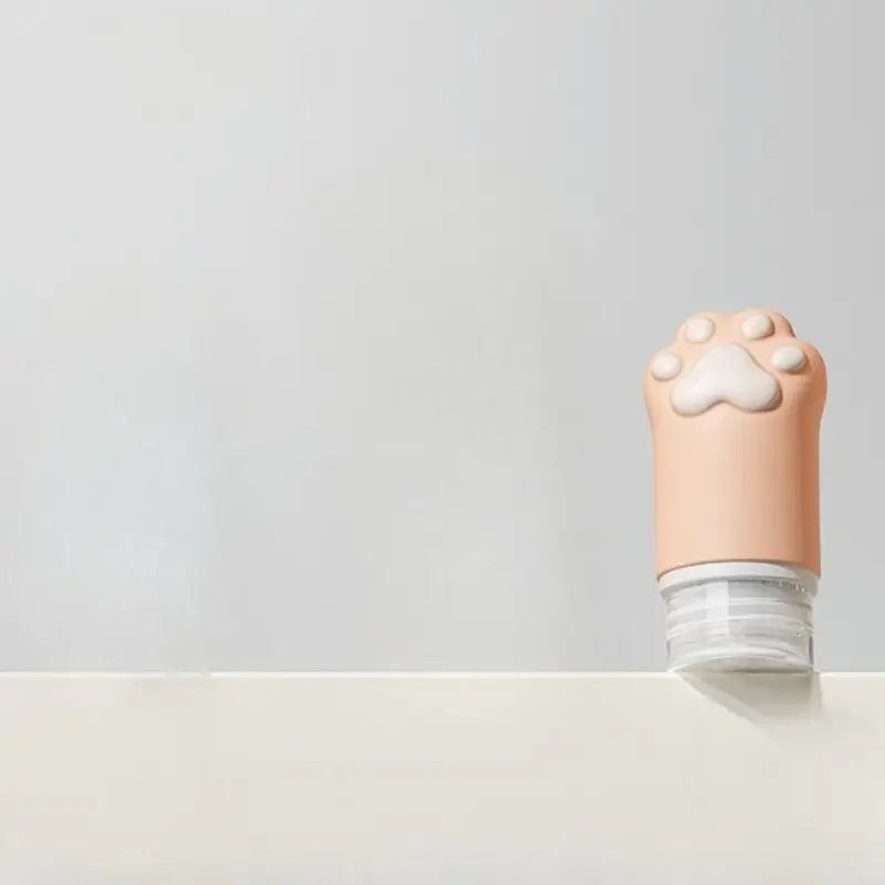 Flacon de voyage bébé en silicone – Pot rechargeable étanche motif patte mignonne