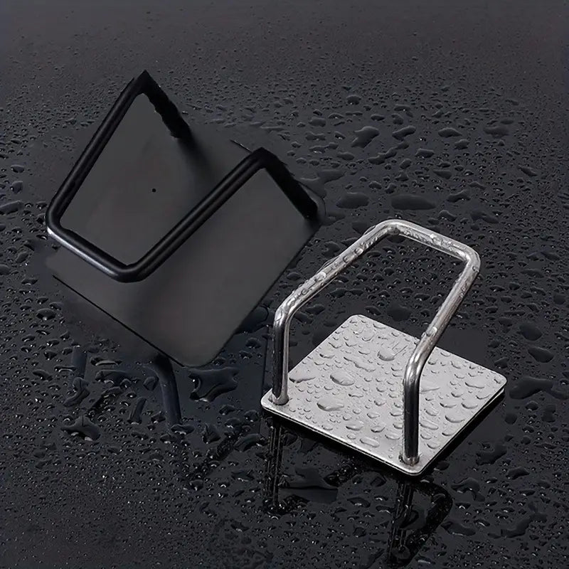 Support Auto-adhésif en Inox pour Douche ou Cuisine – Rangement Mural sans Perçage