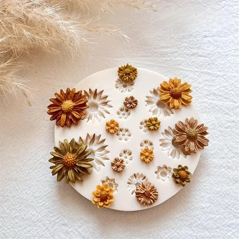 Moule Silicone Fleur pour Résine – Moule DIY Bijoux et Créations Fantaisie
