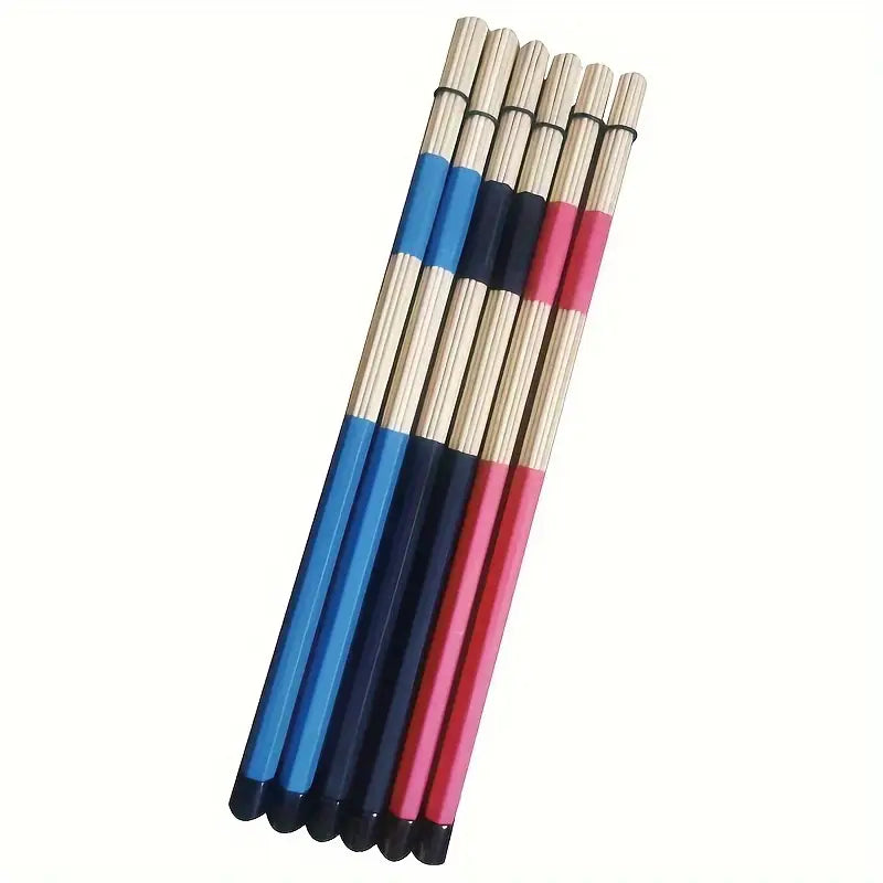 Baguettes Hot Rods en Bois pour Batterie – Baguettes Anti-Bruit Idéales pour Entraînement et Performances Douces