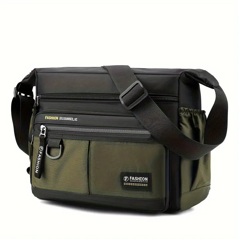 Sac à main homme bandoulière imperméable  Design moderne et poches multiples pour un rangement pratique