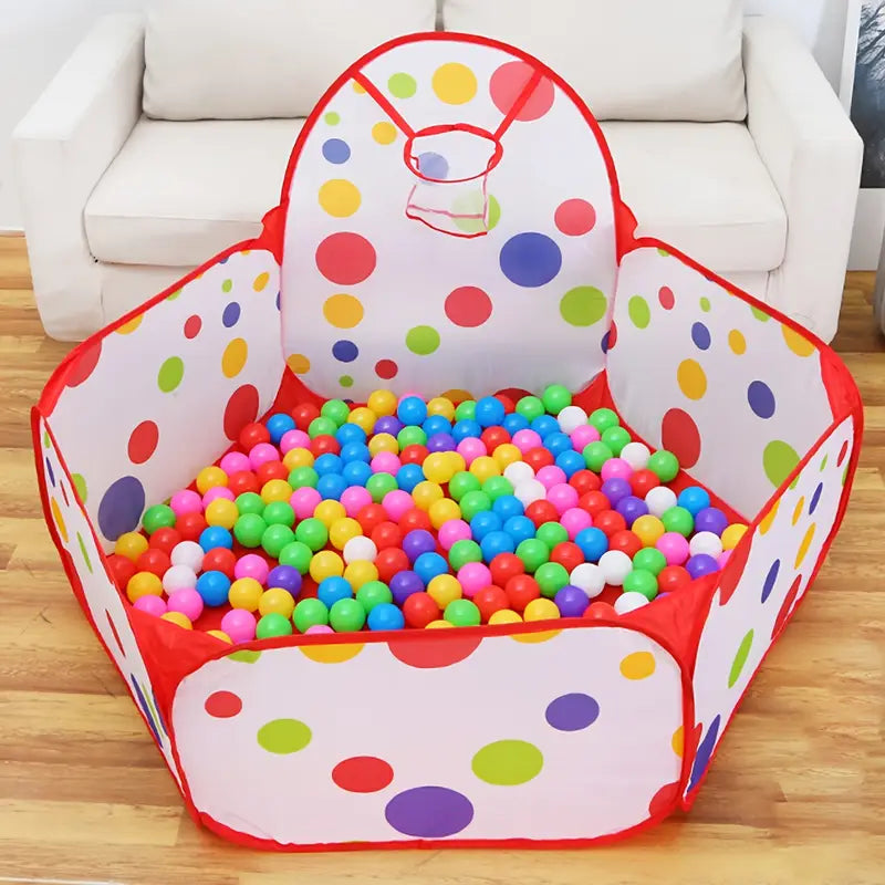 Tente à balles pour bébé et tout-petit – Aire de jeu pliable avec balles colorées pour amusement et éveil