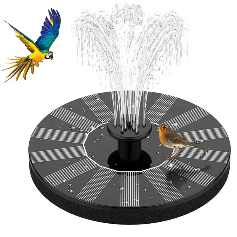 Fontaine Solaire pour Jardin et Bassin – Pompe à Eau Écologique avec Jets Décoratifs pour Étangs, Birdbaths et Jardins