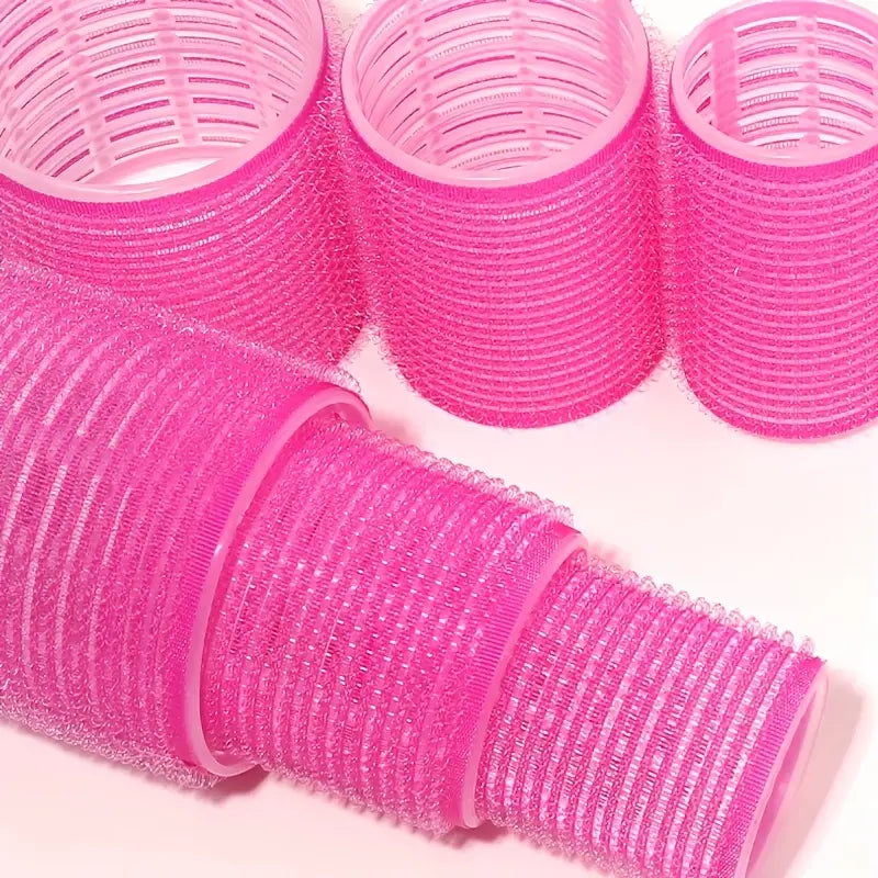Lot de bigoudis auto-agrippants avec pinces – Accessoires cheveux pour boucles faciles et sans chaleur