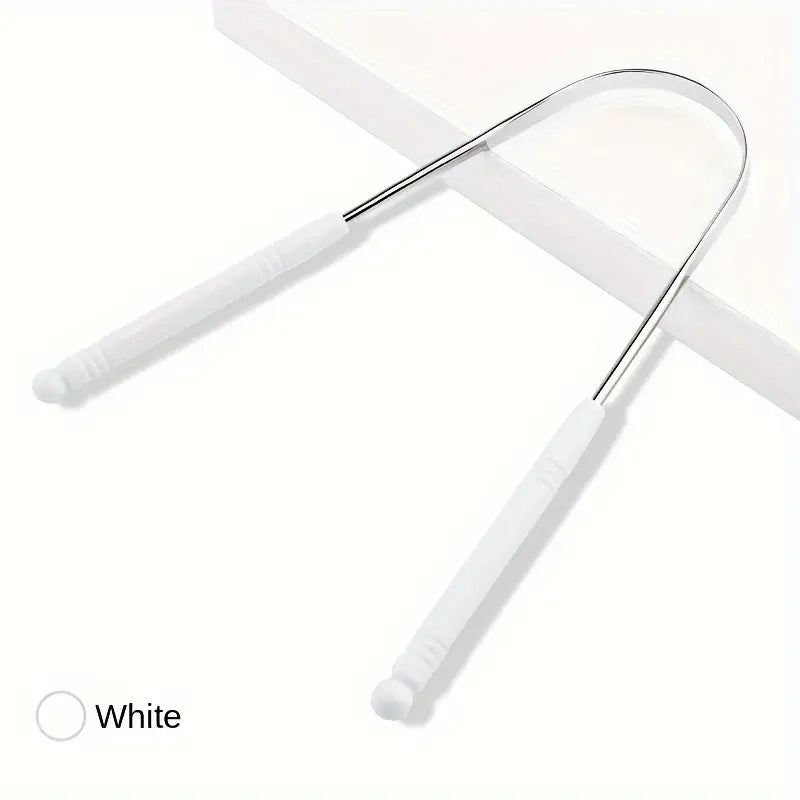 Grattoir Langue Inox – Raclette Anti-Haleine pour Hygiène Buccale Durable