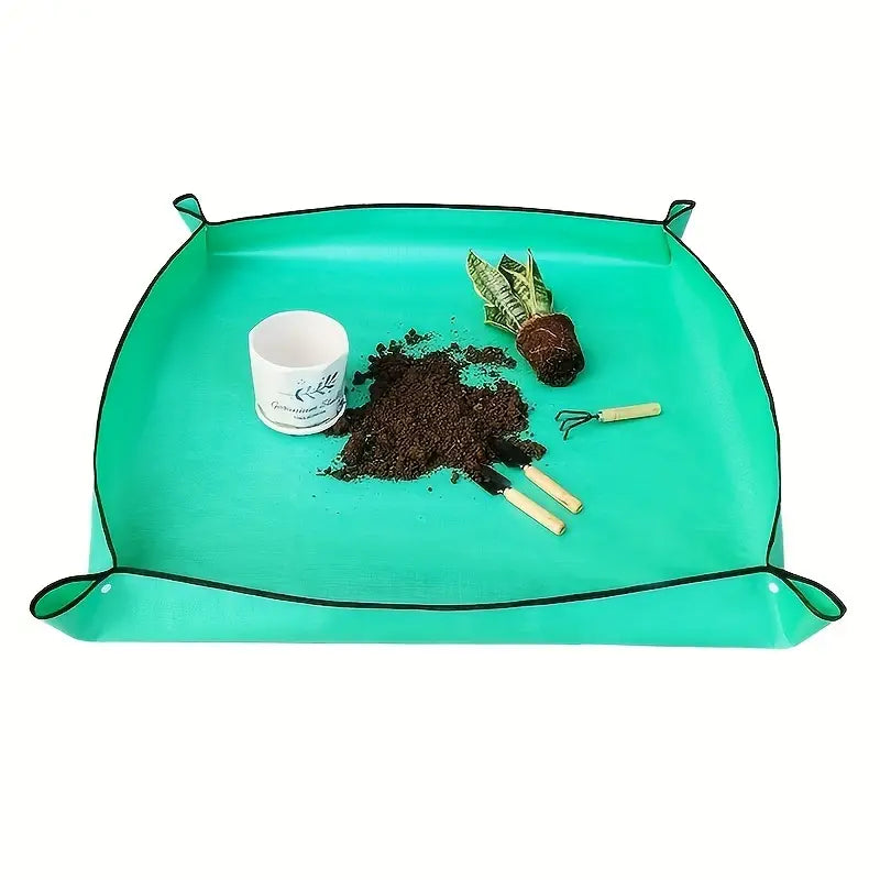 Tapis de rempotage étanche pour plantes Bac de jardinage pliable et facile à nettoyer | Entretien des plantes