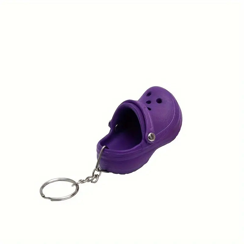 Porte-clés sandale crocs colorée – Breloque fun et originale pour femme