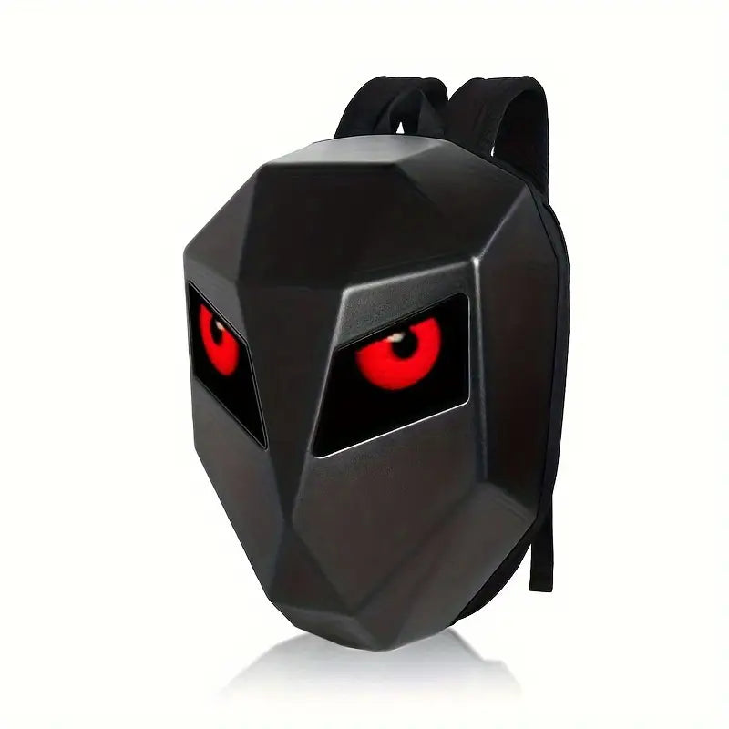 Sac à dos gamer 3D yeux LED rouges – Design original, anti-choc et grande capacité