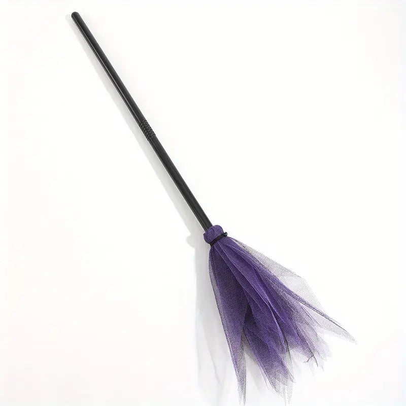 Balai de sorcière coloré pour enfants – Accessoire déguisement Halloween et fête costumée