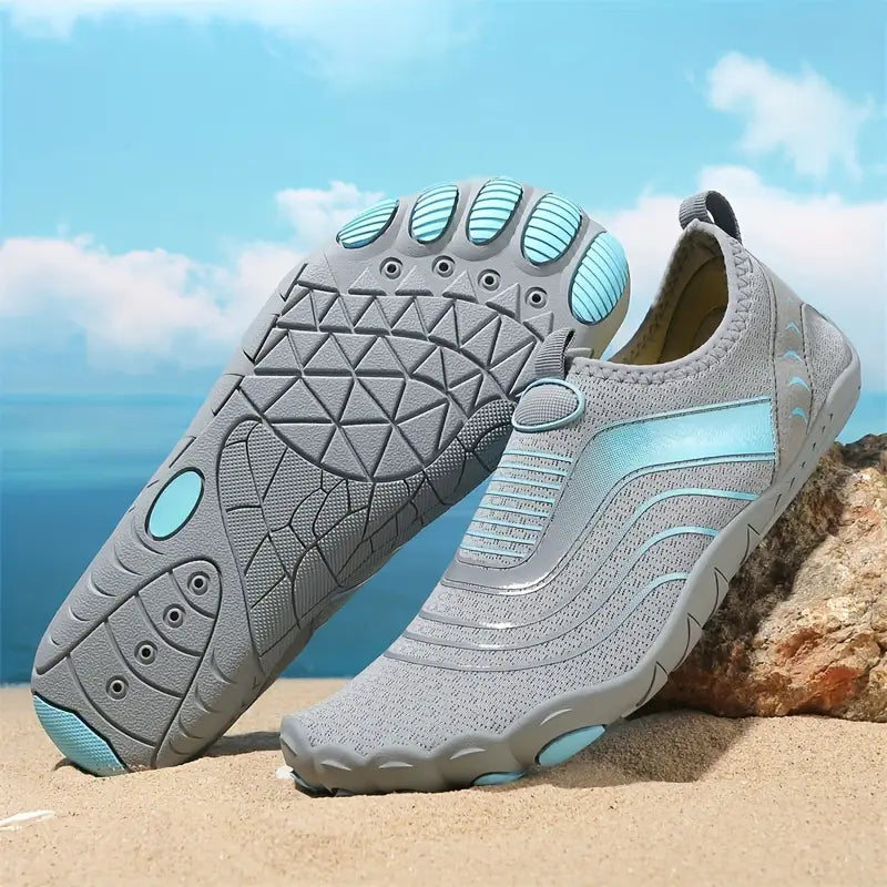 Chaussures aquatiques homme barefoot – Chaussures légères antidérapantes pour sport, plage et plein air