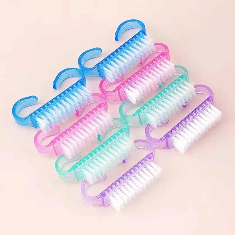 Lot de Mini Brosses à Ongles Colorées – Nettoyage Doux et Efficace pour Manucure et Pédicure