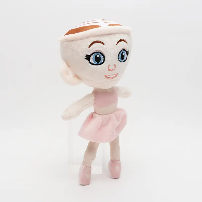 Peluche danseuse ballerine rose – Jouet doux et câlin pour enfants