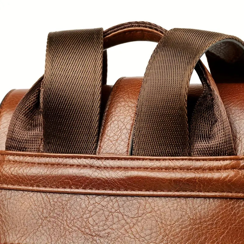 Sac à dos décontracté en simili cuir – Tendance, polyvalent et confortable