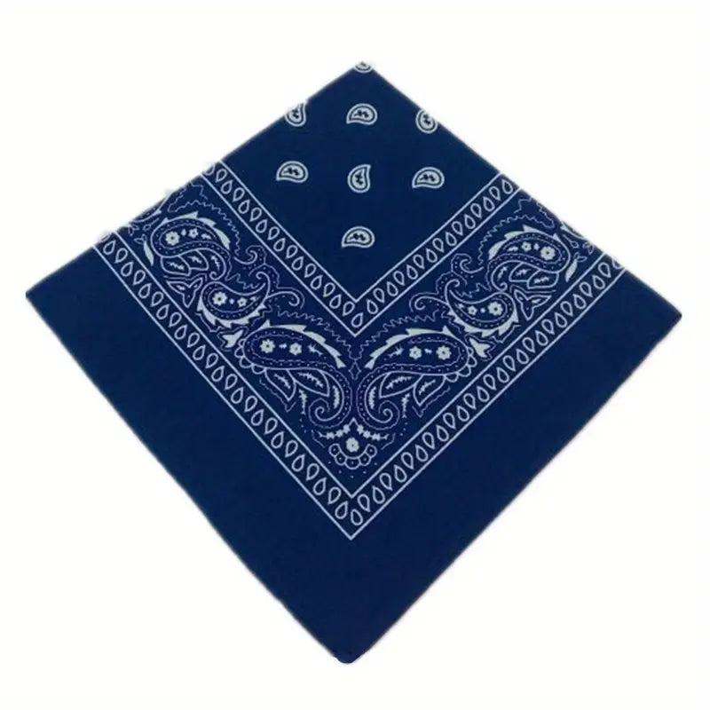 Bandana homme rouge à motifs paisley – Écharpe légère et polyvalente pour style tendance