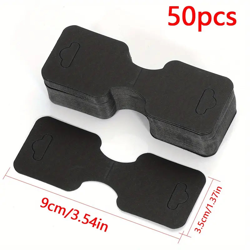 Cartes kraft pour présentation de bracelets – Étiquettes recyclables pour bijoux faits main et emballage créatif