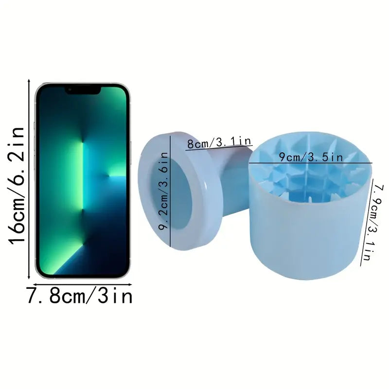 Moule à Glaçons Réutilisable 2 en 1 – Bac à Glaçons Innovant avec Rangement Intégré pour Boissons Fraîches