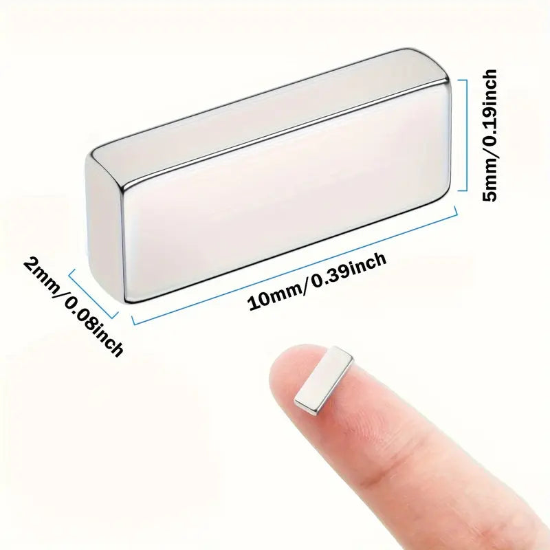 Lot d’Aimants Rectangulaires en Néodyme Ultra-Puissants – Aimants de Précision pour Expériences et Applications Scientifiques
