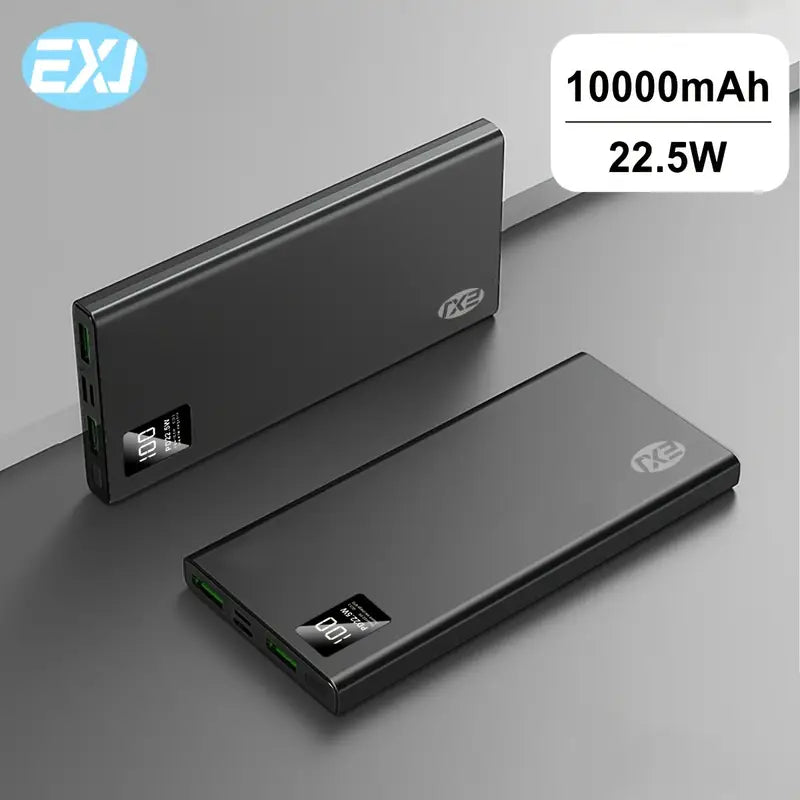 Batterie Externe Power Bank 20000mAh avec Écran LCD – Charge Rapide USB pour Smartphone et Tablette