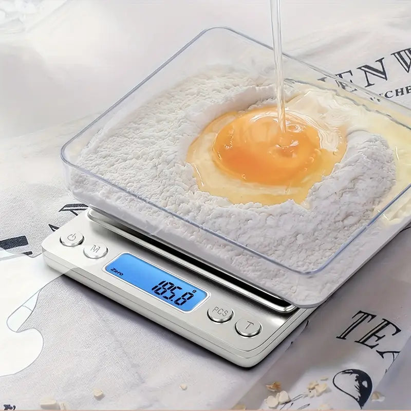 Balance de Cuisine Électronique 0.1g-3000g avec Écran LCD – Précision pour Pesage Alimentaire et Pâtisserie
