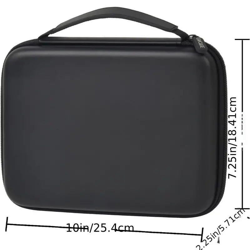 Boîte de rangement violette pour bijoux – Étui rigide vide, coque de protection portable