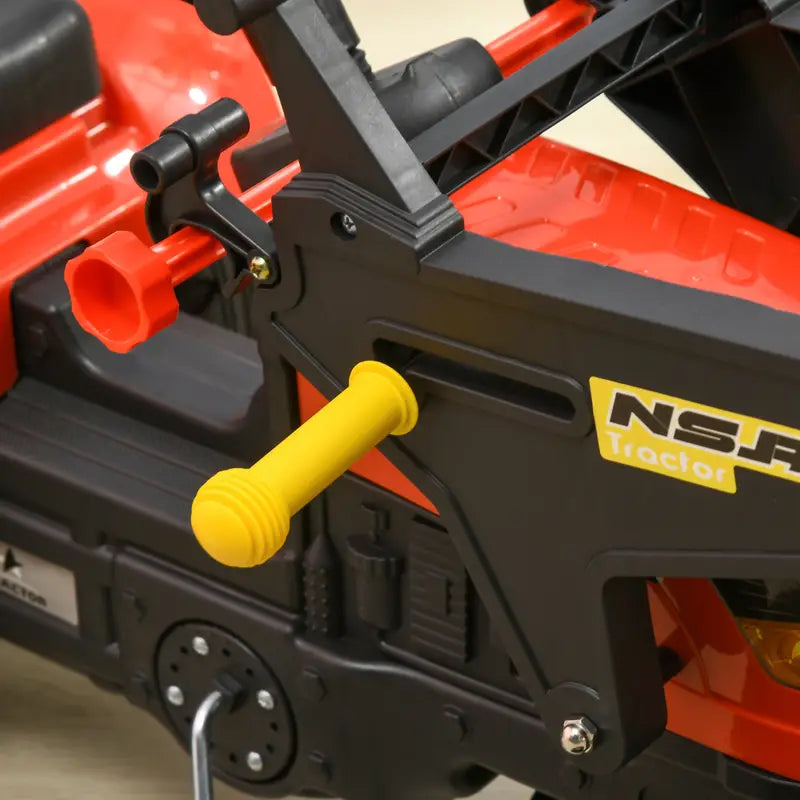 Tracteur pelleteuse pour enfants – Jouet de chantier avec remorque et pelle avant