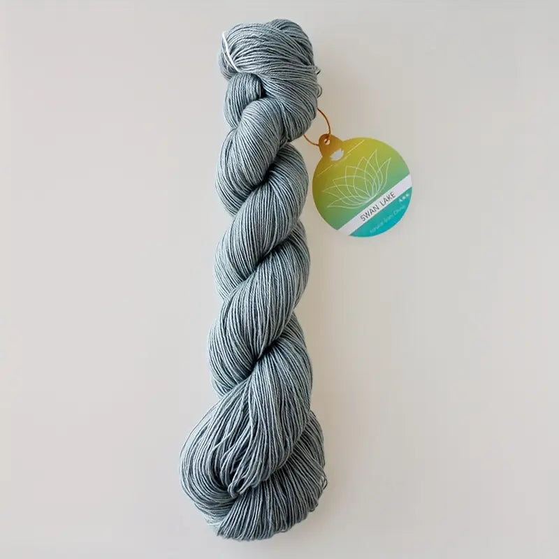 Écheveaux de Laine Fine Dégradée – Fil Doux Violet & Bleu pour Crochet, Tricot et Broderie