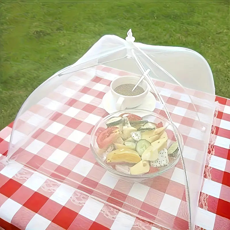 Cloche Alimentaire Pliable en Maille – Protection Anti-Insectes pour Plats et Buffets